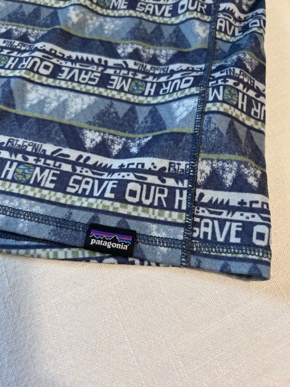 Patagonia Capilene Midweight Crew Base Layer Shirt . Dolomite Blue . Men’s Large - Picture 4 of 10